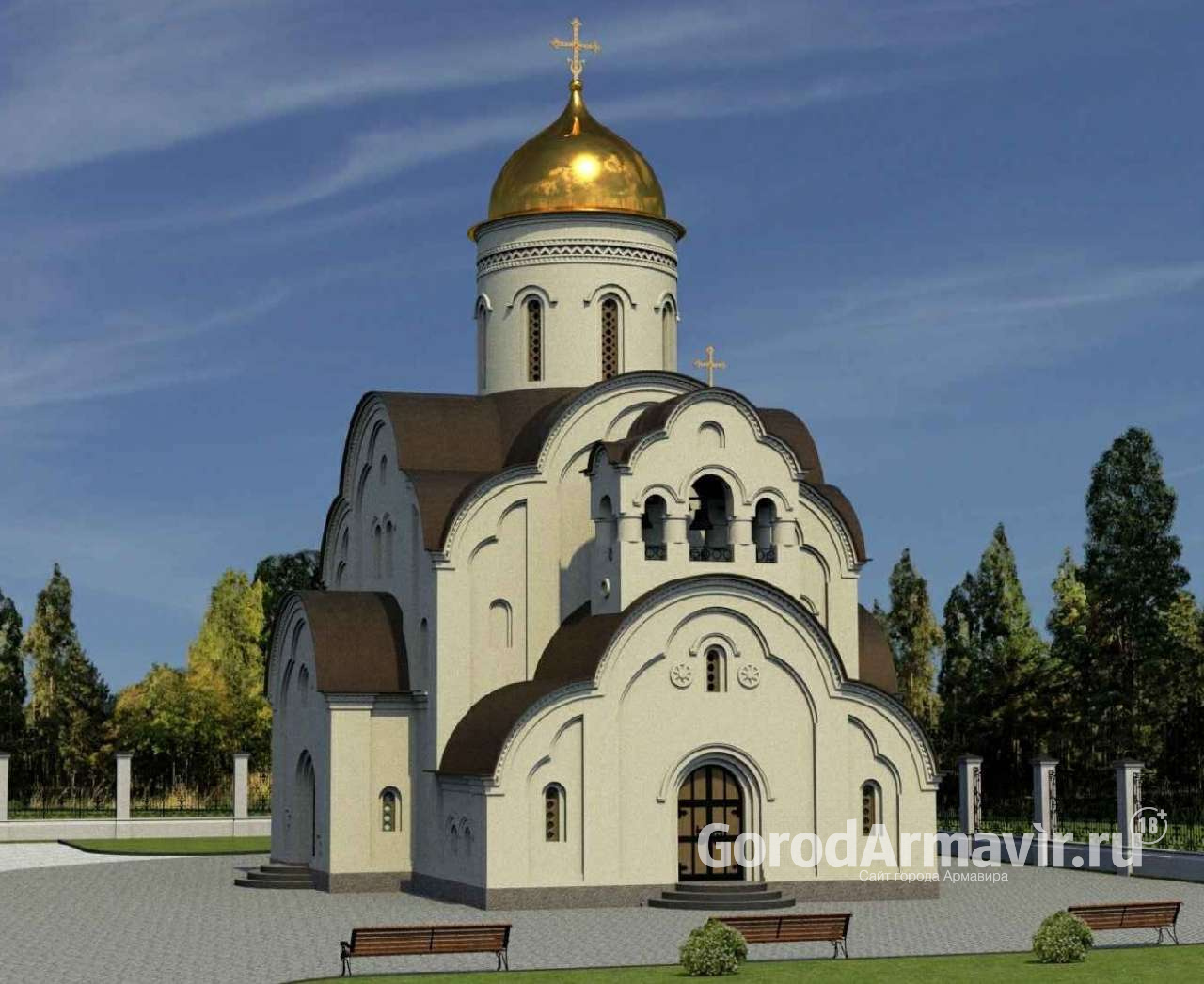 В поселке Глубоком под Армавиром начато строительство православного храма 