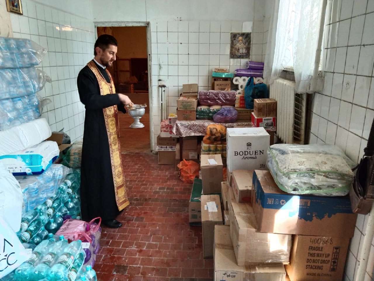 Епархия Армавира отправила 2 тонны гуманитарной помощи для беженцев из зоны СВО 