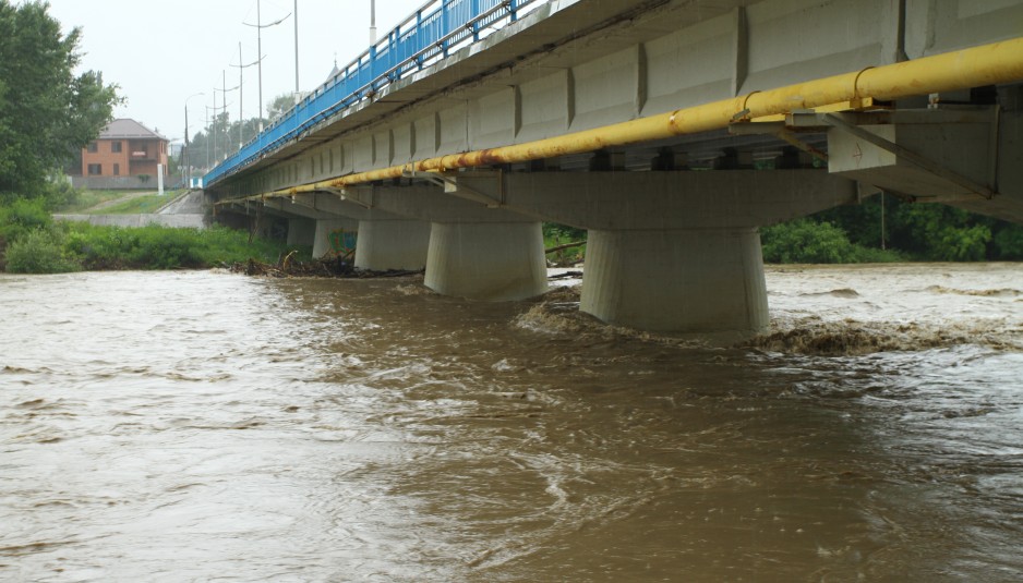 Уровень воды в реках Армавира находится на безопасных отметках и составляет 390 см 