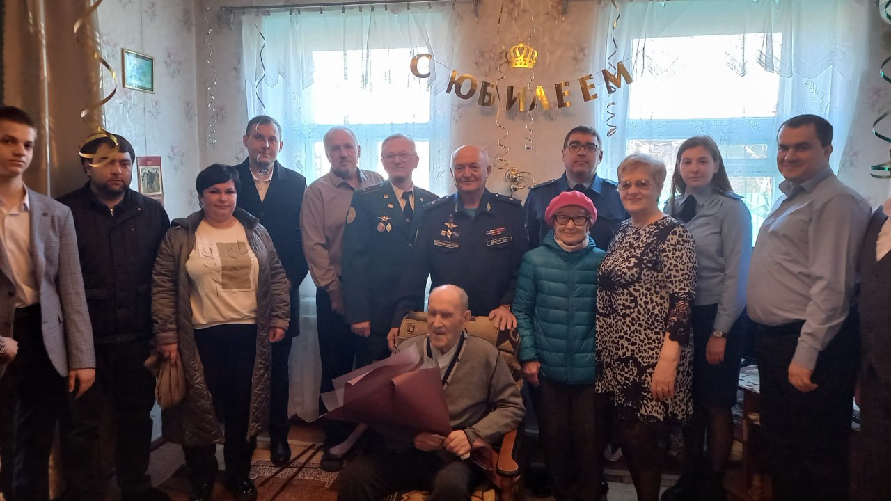 В Армавире 100-летний юбилей отметил ветеран Великой Отечественной войны Алексей Сергеевич Асанин 