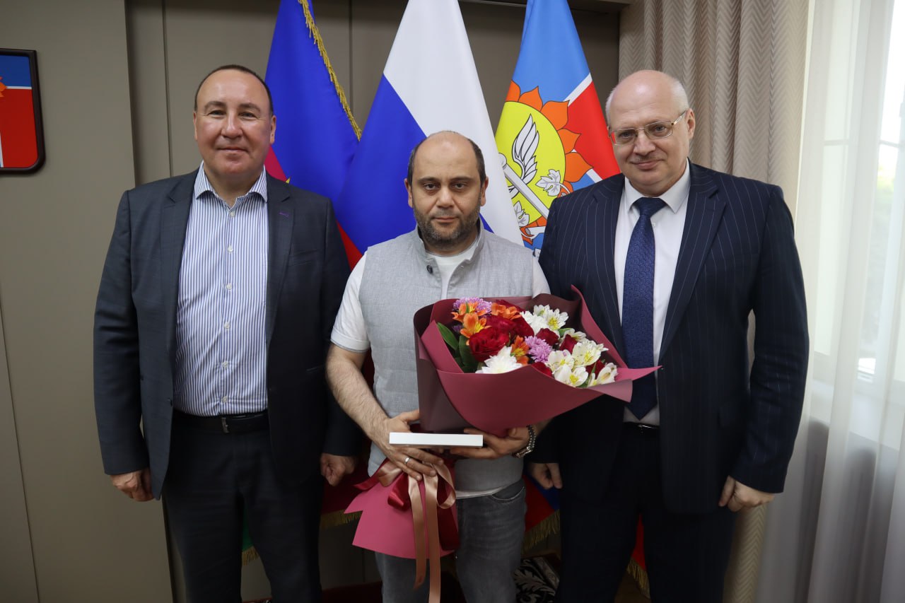 Бизнесмен из Армавира награжден медалью «За выдающийся вклад в развитие Краснодарского края III степени»