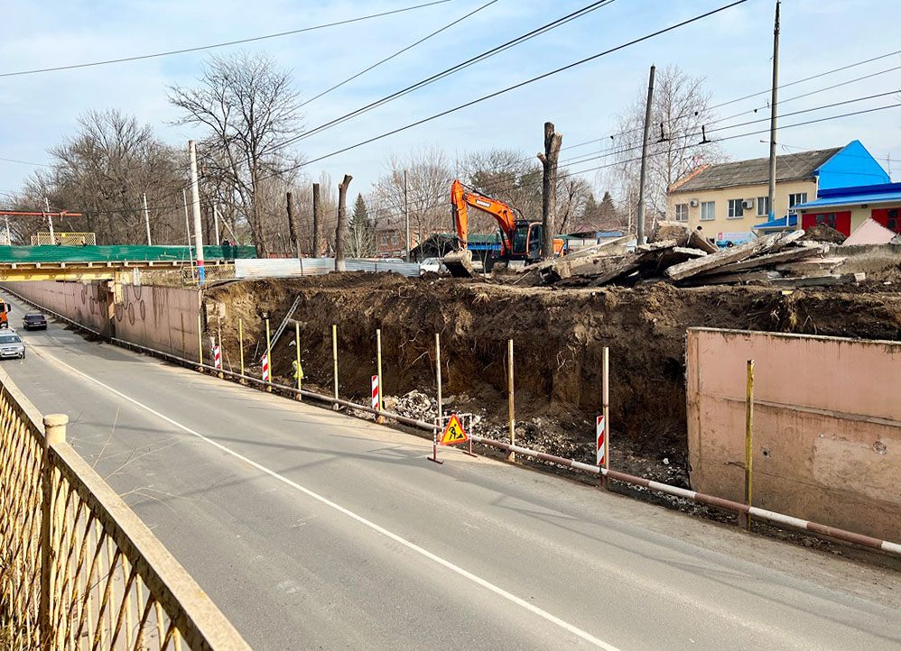 В Армавире демонтировали критический участок тоннеля по улице Новороссийской 