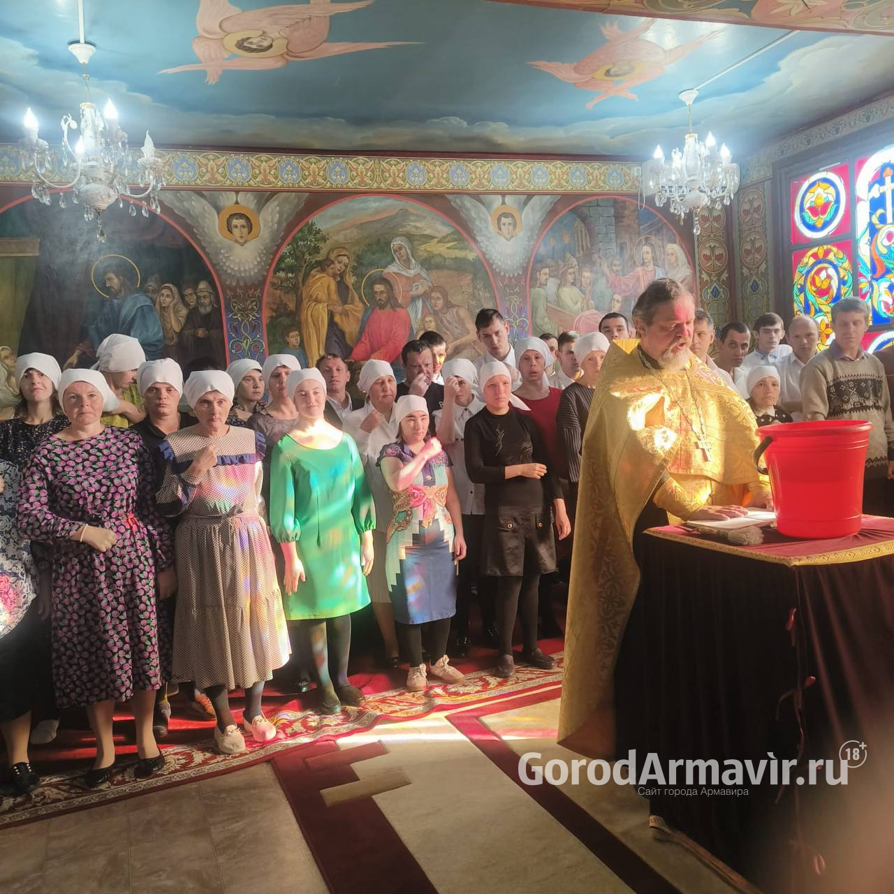 Священник храма Рождества Христова посетил Армавирский реабилитационный центр