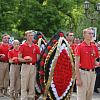 Помним и гордимся: в Армавире в парке Победы утром 9 мая  к мемориалу возложили цветы