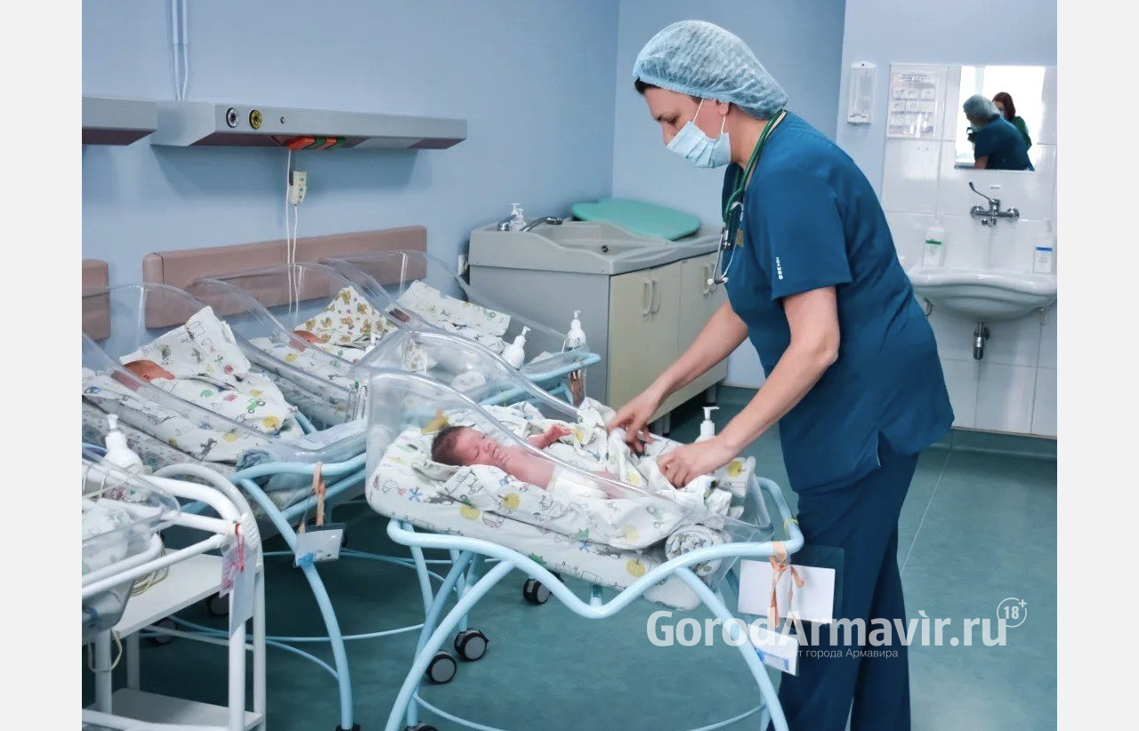 В Краснодарском крае в новогоднюю ночь родились 34 ребенка