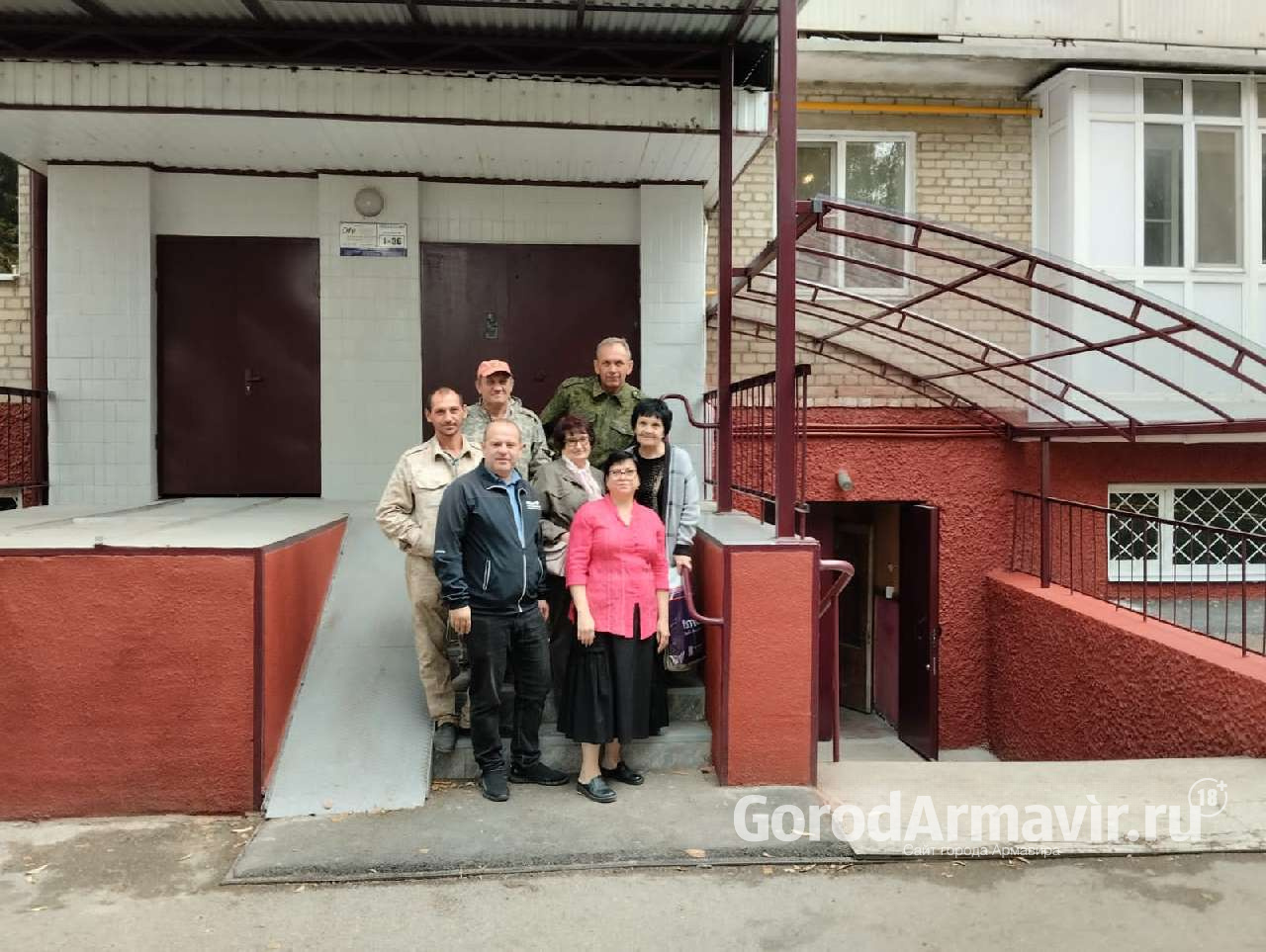 Жители Армавира поблагодарили за качественный ремонт директора компании "Агрострой" Сергея Погорелова