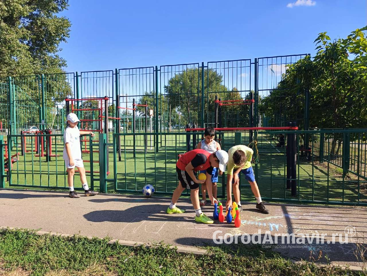 Ко Дню физкультурника в Армавире на 27 летних площадках прошли тематические мероприятия 