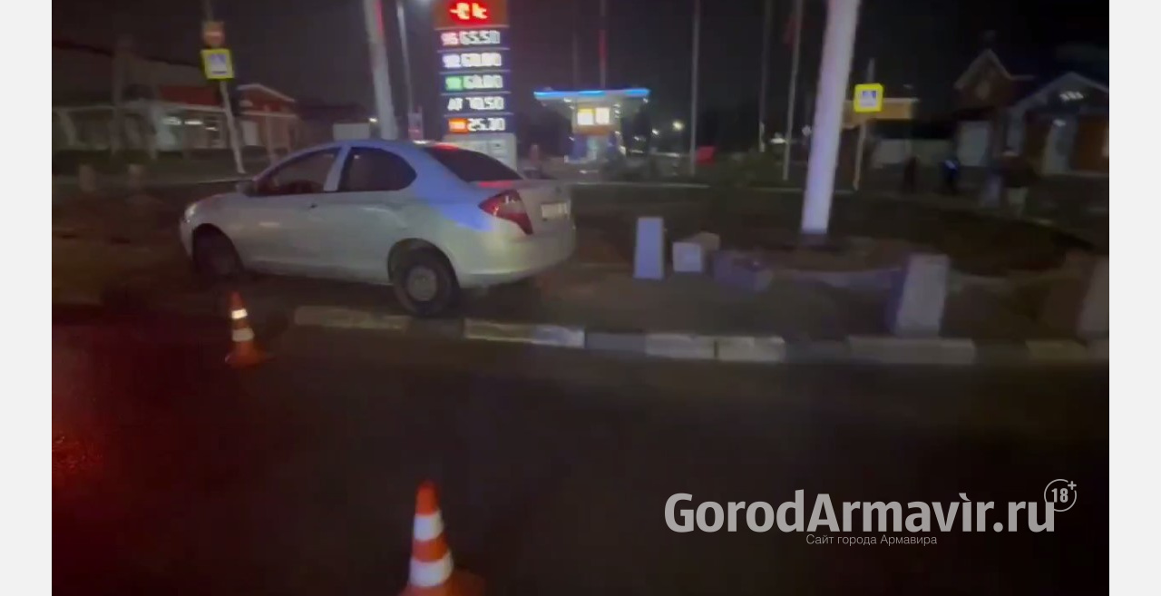 В Армавире пьяный 18-летний водитель пытался скрыться от полиции 