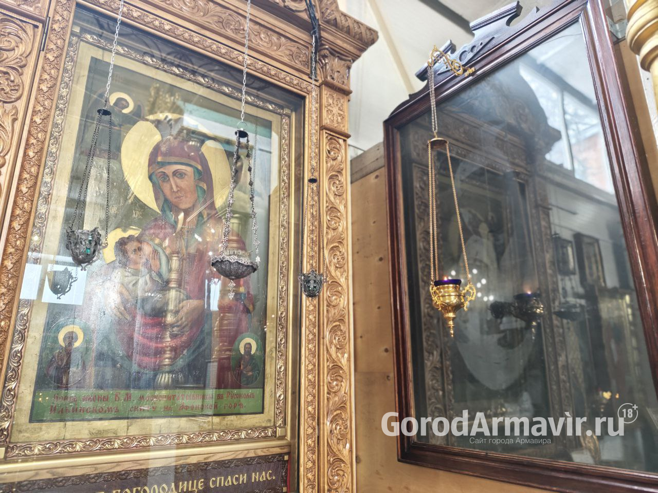 Православные Армавира 25 января чтут Икону Божией Матери «Млекопитательница»
