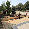 В сквере у Вечного огня в Армавире приступили к возведению памятника героям  СВО 