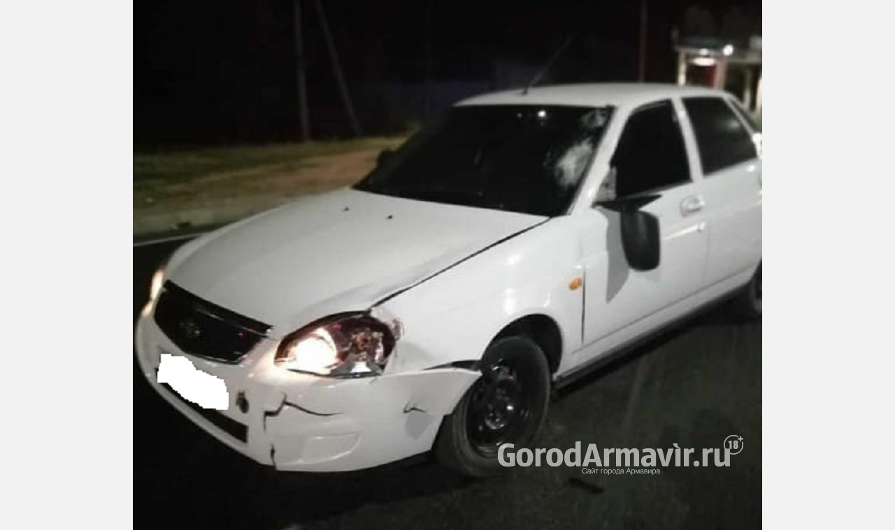 В Армавире водитель «Приоры» насмерть сбил 32-летнего мужчину на пешеходном переходе 