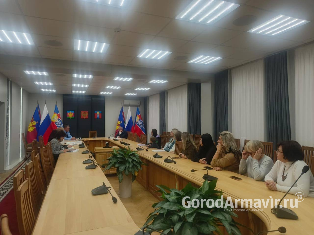 В Армавире прошел прием участников специальной военной операции и членов их семей