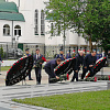 В Армавире торжественно возложили венки и цветы к мемориальному комплексу в парке 30–летия Победы