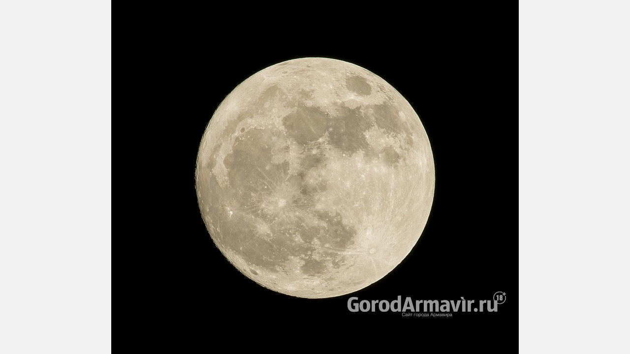 В Армавире в ночь с 17 на 18 июня можно будет увидеть «земляничную» луну