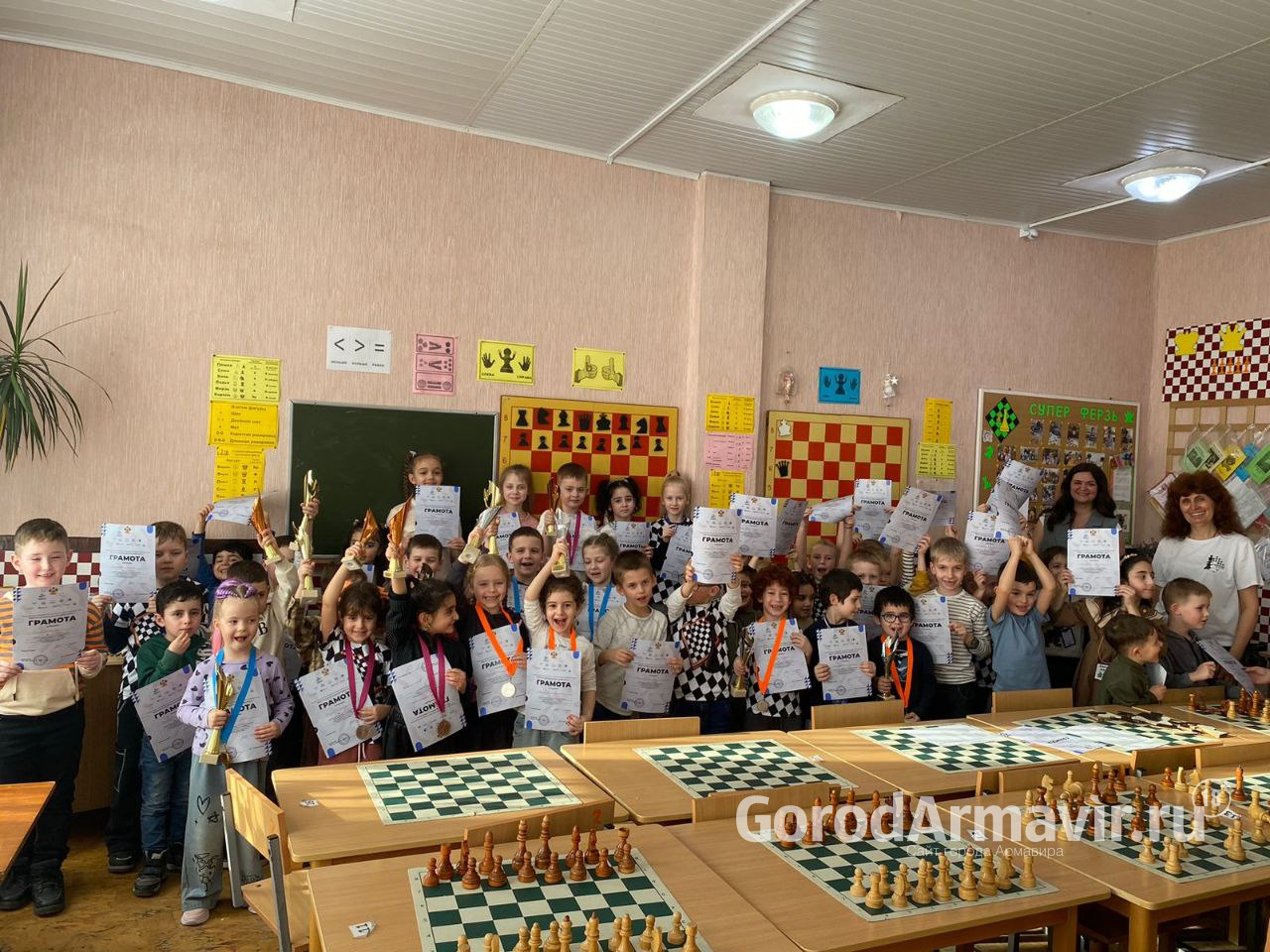 В Армавире подвели итоги 2 этапа Краевых соревнований по быстрым шахматам среди детей 2019 г.р. и младше 