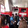 В Армавире 50 школьников из ДНР побывали на экскурсии в пожарную часть
