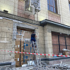 Рабочие начали ремонт фасада Армавирского театра драмы и комедии 
