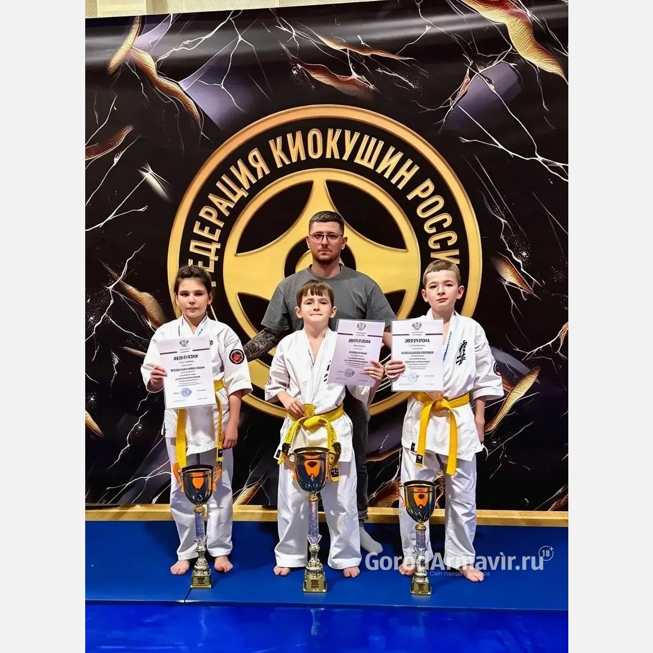 Спортсмены Армавира привезли медали с Первенства России по киокушин