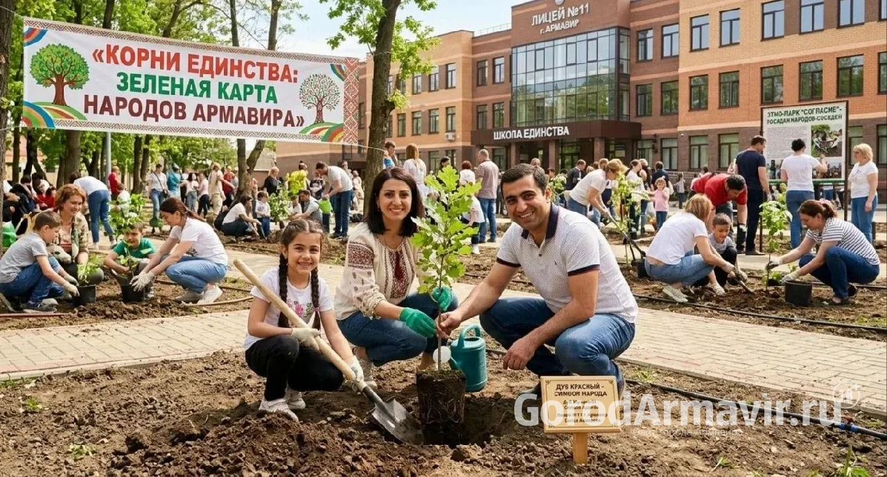 Этно-парк с растениями-символами народа появится в лицее № 11 Армавира  