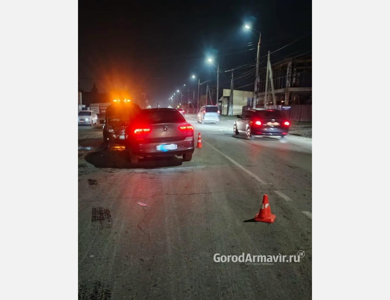 В Армавире вечером 25 ноября в дорожной аварии пострадал несовершеннолетний пассажир