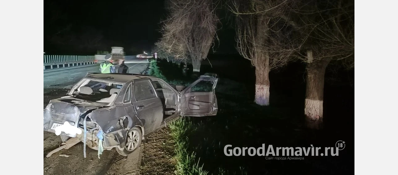 Младенец и мужчина погибли в ДТП на трассе под Армавиром