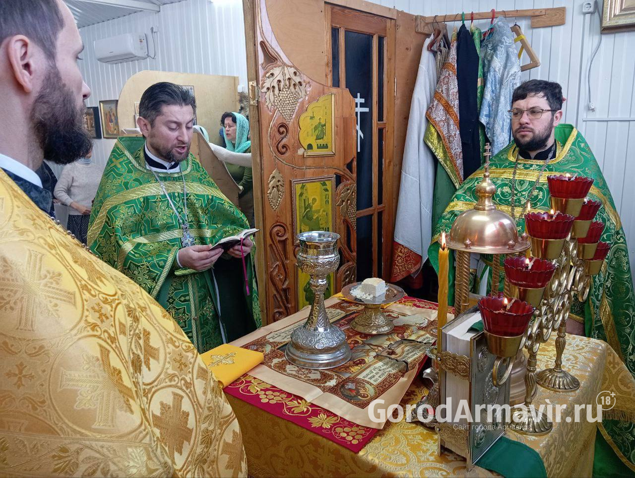 В Армавире прошел престольный праздник в храме преподобного Ильи Муромца