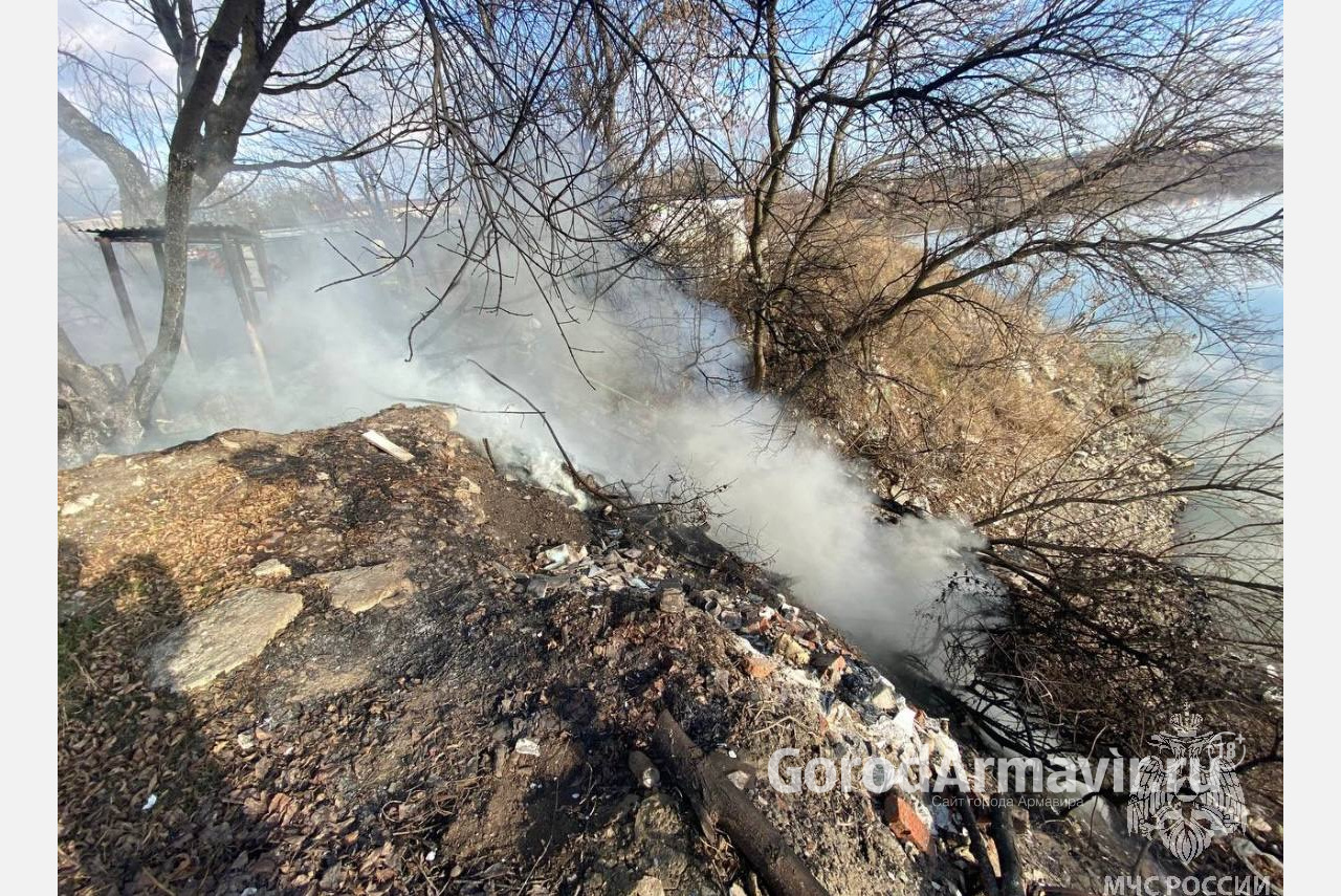 В Армавире неосторожное обращение с огнем является самой распространенной причиной пожаров