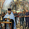 Спасатели и пожарные Армавира приняли участие в молебне в честь иконы «Неопалимая Купина»