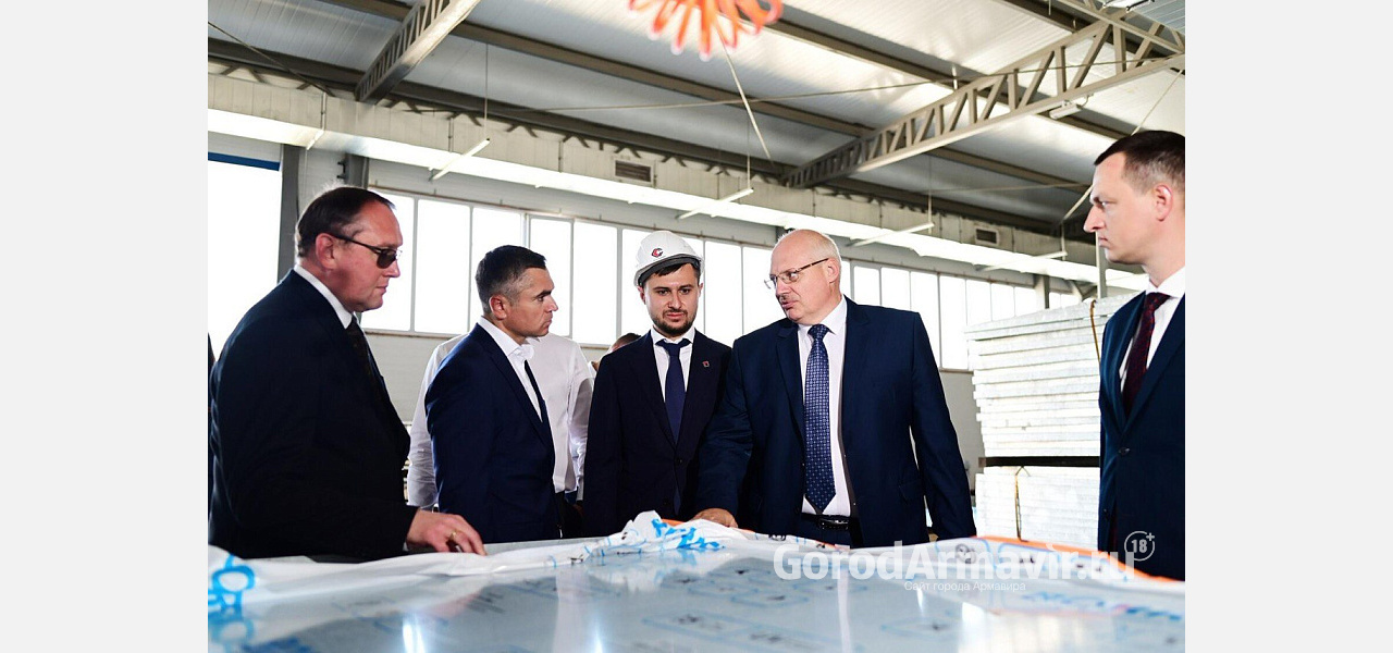 Глава Армавира принял участие в церемонии празднования 15-летия Северо-Кавказского завода металлоконструкций