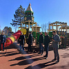 В Армавире в парке «Сфинксы» торжественно открыли новый детский городок 