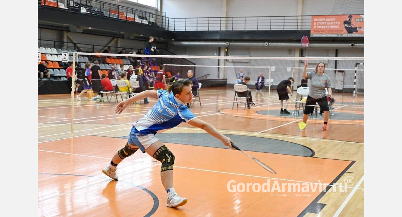 Участники из Армавира завоевали 12 медалей на специальном чемпионате России по бадминтону