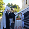 Митрополит Екатеринодарский и Кубанский Василий освятил храм Рождества Христова в Армавире