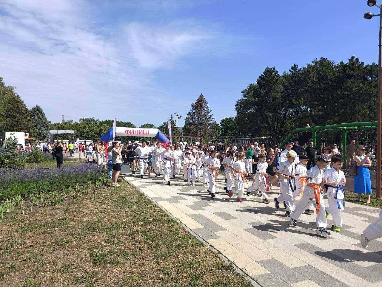 «Всероссийский Олимпийский день» провели в парке «Сфинксы» в Армавире