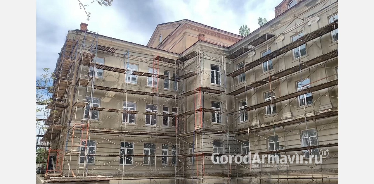 В терапевтическом корпусе городской больницы Армавира почти закончен ремонт 