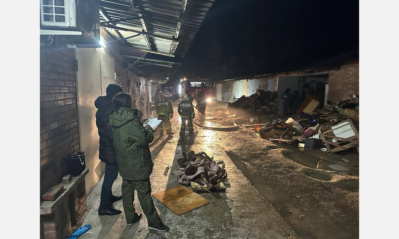 В Армавире мужчина заживо сгорел в одном из гаражей на Промзоне 