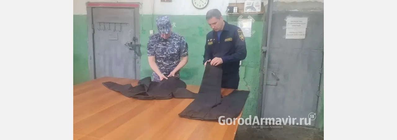 В ИК-4 изготовят качественное обмундирование для сотрудников "Службы спасения" Армавира 
