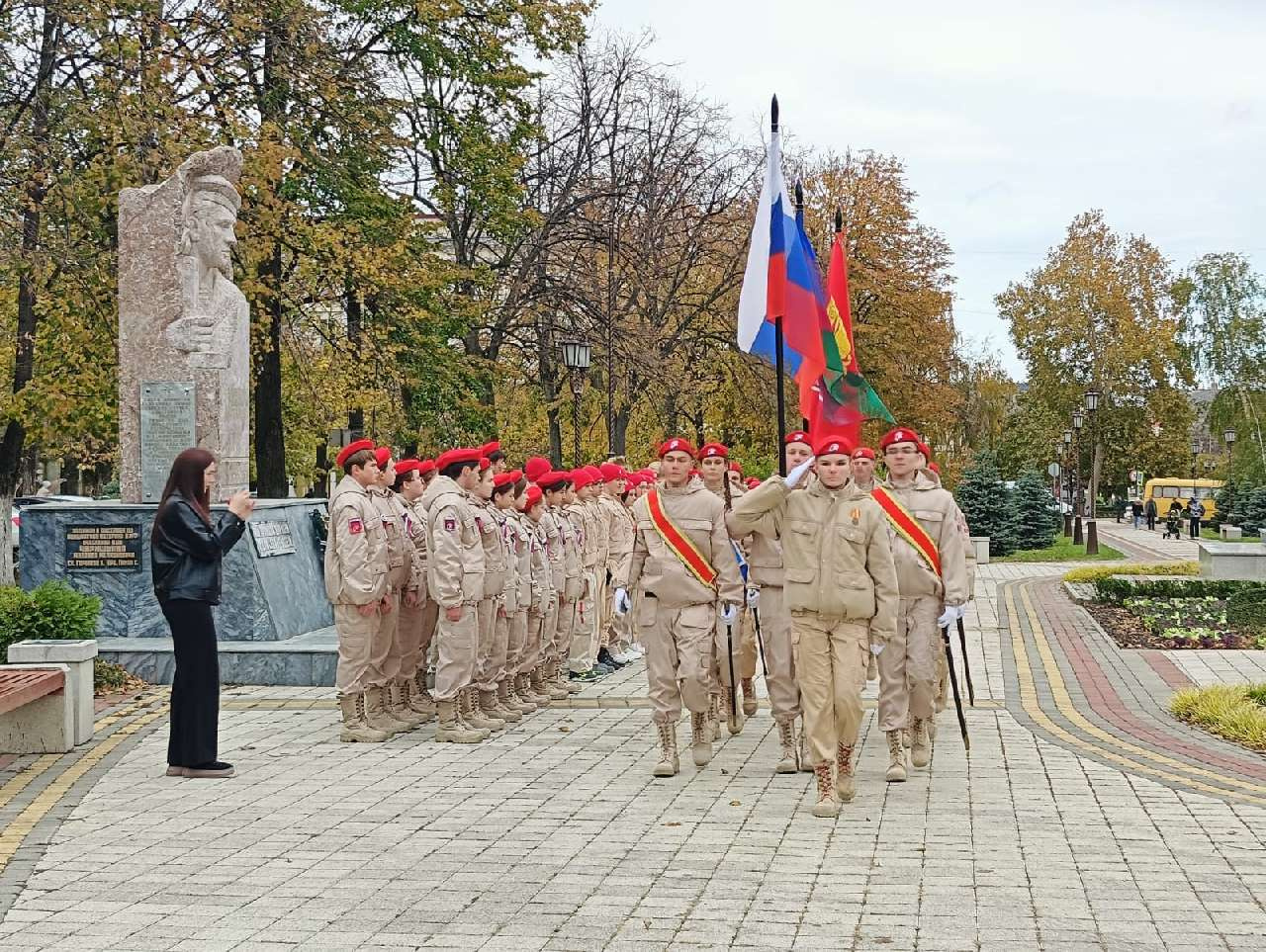 В Армавире 200 ребят из 6 муниципалитетов края приняли присягу Юнармейца