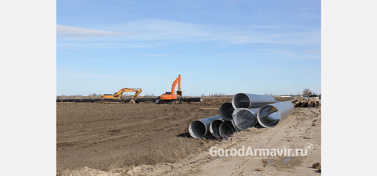 В Армавире закончена модернизация водопровода в поселок Заветный 