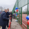 В Старой Станице открыли новую универсальную спортивно-игровую площадку 