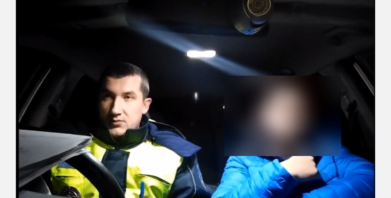 Пьяного ночного гонщика на «Калине» задержали автоинспекторы Армавира 