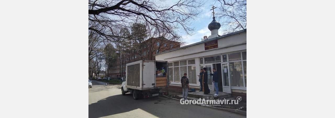 Епархия Армавира отправила 1,5 тонны гуманитарной помощи для жителей ЛНР и ДНР 
