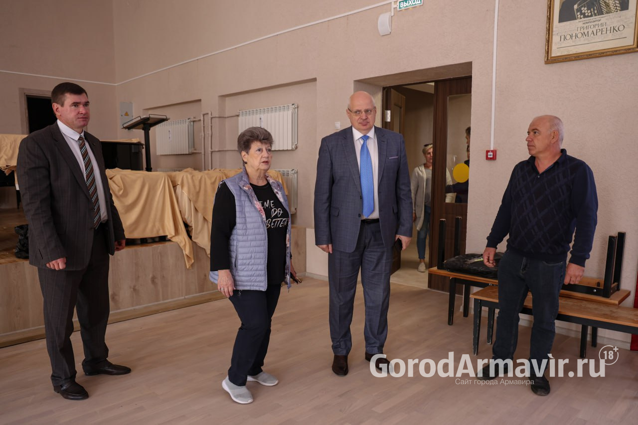 В Армавире в музыкальной школе слепых и слабовидящих детей ремонт вошел в завершающую стадию