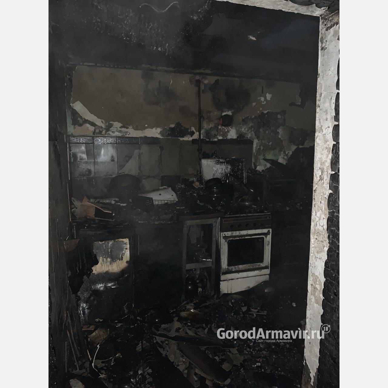 Мужчина заживо сгорел при пожаре в летней кухне в Армавире 