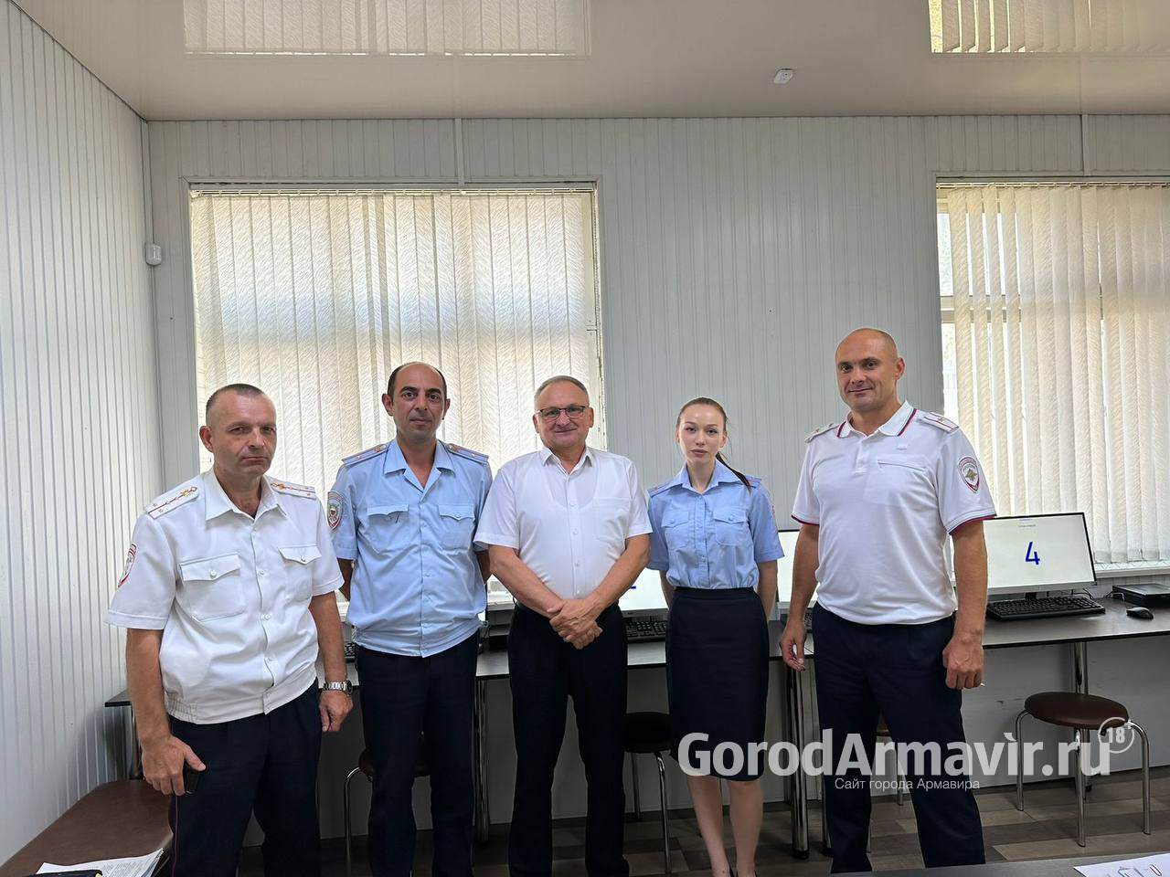 Представитель Общественного совета Алексей Москвитин посетил ГИБДД  Армавира