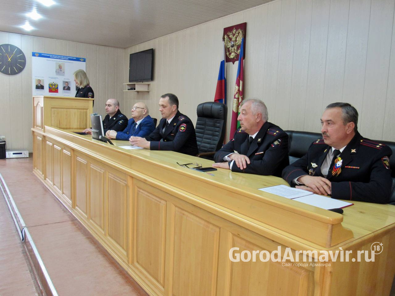 В Армавире прошло торжественное мероприятие в честь 305-летия со дня образования российской полиции