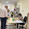 В Армавире председатель городской Думы Александр Поляков проголосовал на участке 0456