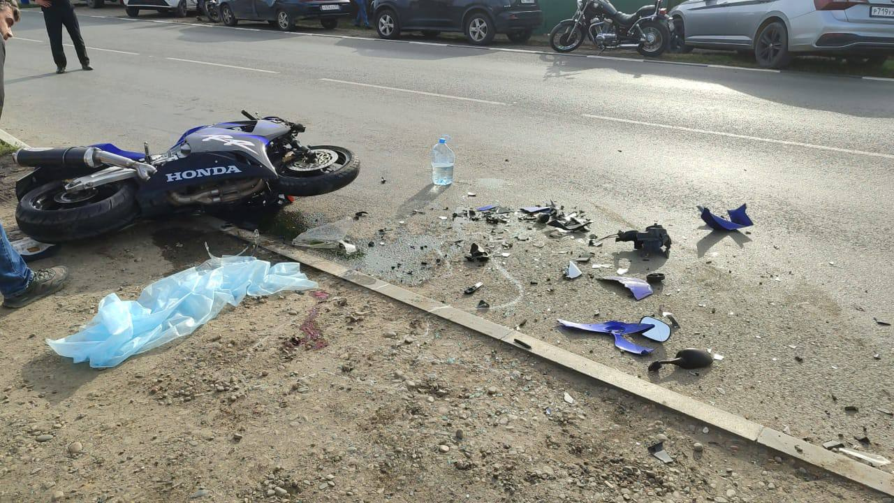 Мотоциклист погиб в ДТП на улице Советской Армии в Армавире 