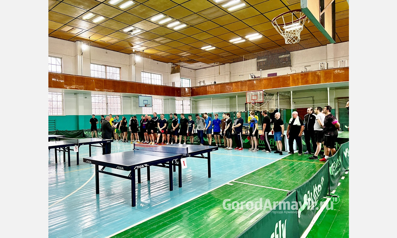 В Армавире рождественский турнир по настольному теннису собрал спортсменов из 5 городов