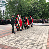 В Армавире 9 мая возложили цветы к монументу погибшим в Великой Отечественной войне