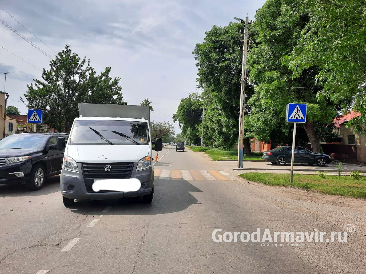 Водитель «Газели» сбил 9-летнюю девочку на пешеходном переходе в Армавире 